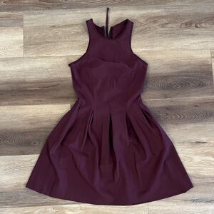 Burgundy Lululemon tennis dress